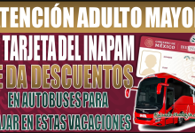 ¡Hora de viajar! Descuentos de INAPAM en autobuses para Adultos Mayores