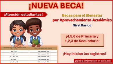 ¡Hoy da inicio el registro! Nueva Beca para Educación Básica – Beca para el Bienestar por Aprovechamiento Académico: Fechas clave, requisitos y documentos