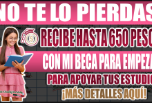 ¡No te lo pierdas! Recibe hasta 650 pesos mensuales con Mi Beca para Empezar para apoyar tus estudios