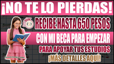 ¡No te lo pierdas! Recibe hasta 650 pesos mensuales con Mi Beca para Empezar para apoyar tus estudios