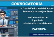  ¡Oportunidad de empleo! La Comisión Estatal del Sistema Penitenciario de Querétaro busca personal para su área de ingeniería electrónica o en sistemas, aquí toda la información