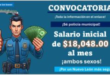 ¡Oportunidad de empleo con sueldo de hasta $18,048.00 MXN! Nuevo León lanza convocatoria de reclutamiento para ser policía municipal, conoce el municipio que está reclutando con hasta 35 años