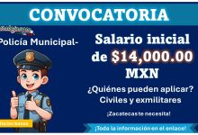 ¡Oportunidad para civiles y exmilitares! L a Secretaría de Seguridad Pública de Zacatecas lanza convocatoria de reclutamiento para policiales municipales con salario de $14,000.00 MXN, aquí te diremos como aplicar