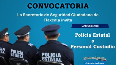 ¡Sé parte de la Fuerza Policial de Tlaxcala! – Únete a la Policía Estatal y Personal Custodio de la SSC de Tlaxcala