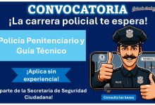 ¡Sé parte de la Secretaría de Seguridad Ciudadana! Te informamos que el día de hoy se está llevando a cabo el reclutamiento para policía penitenciario y guía técnico ¡No se requiere experiencia!