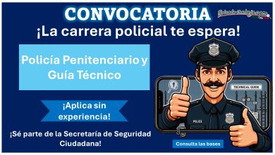 ¡Sé parte de la Secretaría de Seguridad Ciudadana! Te informamos que el día de hoy se está llevando a cabo el reclutamiento para policía penitenciario y guía técnico ¡No se requiere experiencia!