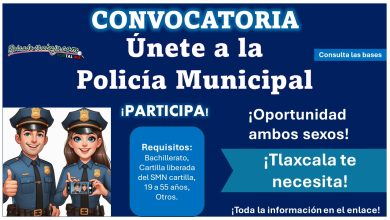 ¡Sé parte de la carrera policial! ¿Radicas en Tlaxcala? Conoce el municipio que está reclutando con hasta 55 años