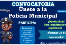 ¡Únete hoy a la nueva policía municipal! Conoce el municipio de Veracruz que ha lanzado convocatoria de reclutamiento dirigido a ciudadanos con hasta 39 años y exmilitares con hasta 50 años
